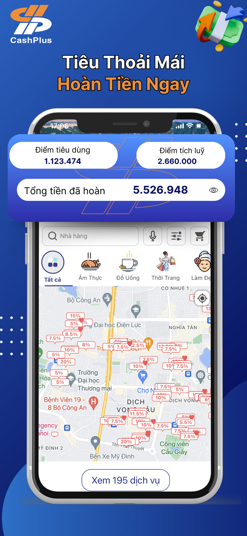 Các phương thức thanh toán trên Cash App 