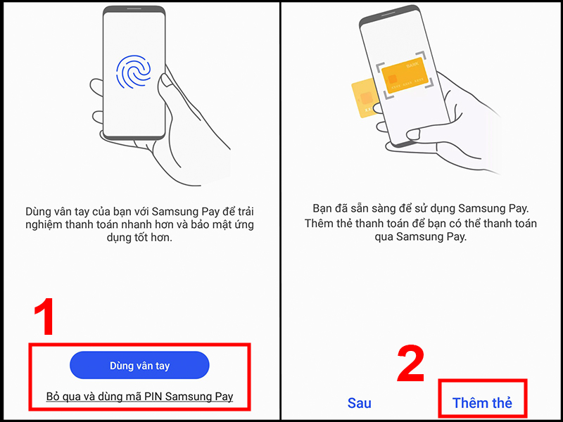 Cách thiết lập Samsung Pay