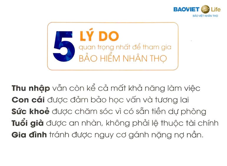 Lợi ích bảo hiểm nhân thọ